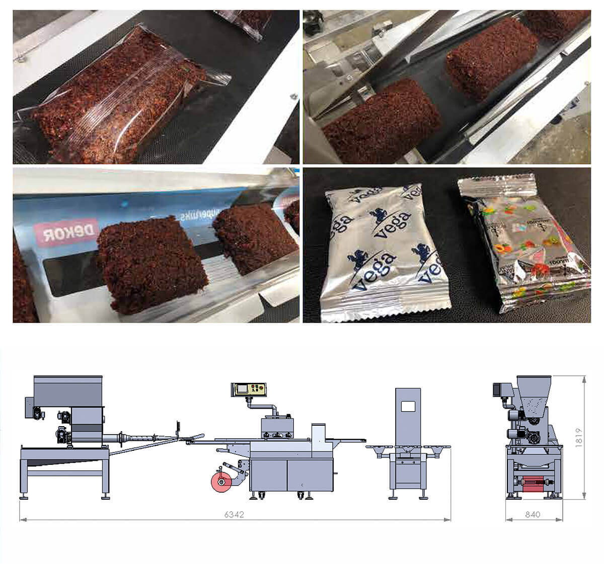Fully Automatic Molasses Pouch Dosing Packing Line Machine